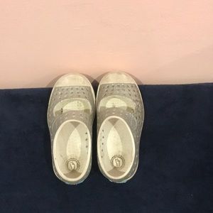 Silver Mary Jane size 8 natives